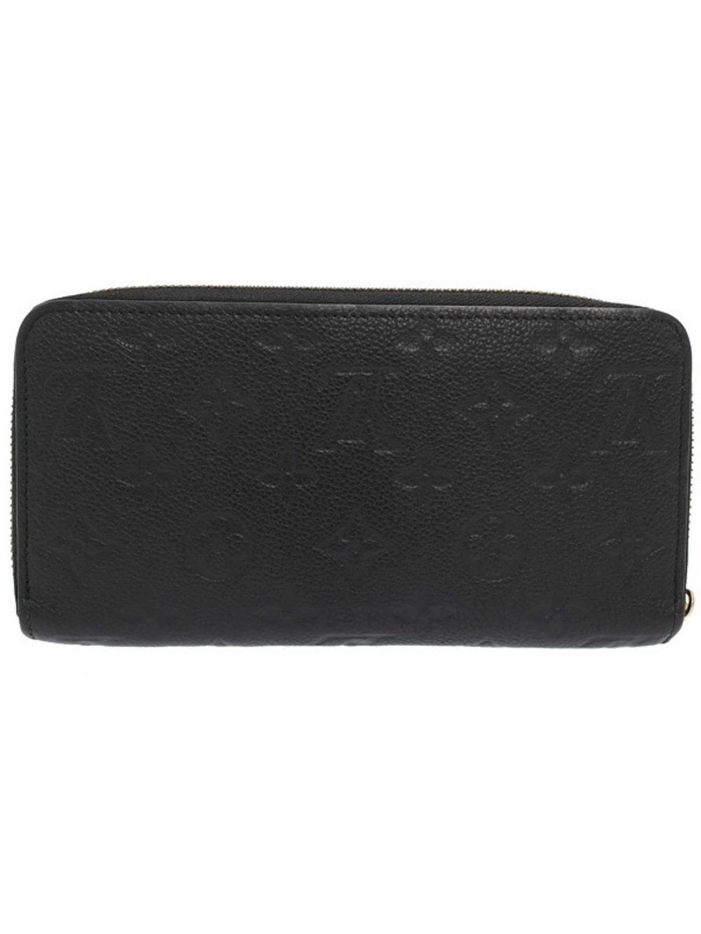 Louis Vuitton Round Zippy Wallet Monogram Zipper Long Empreinte Brown